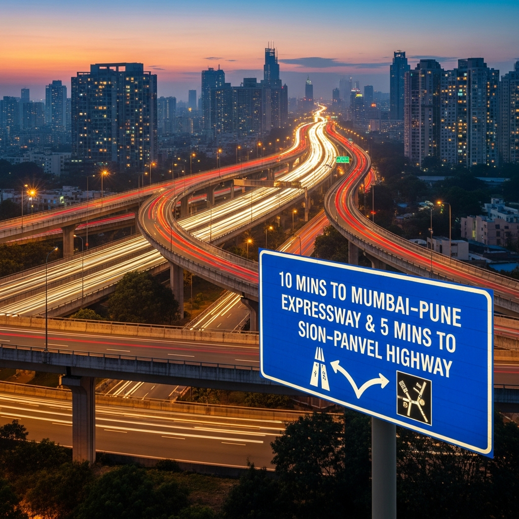 Connectivity at Godrej Kharghar